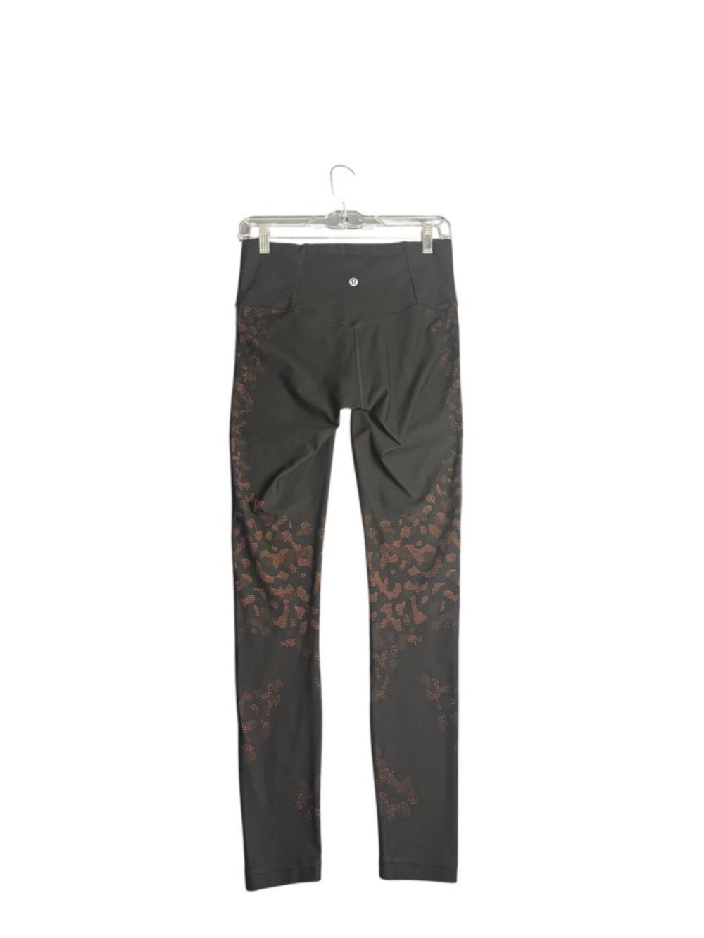 Lululemon Size 8 Mapped Out High Rise Tight Brick Camo Black Leggings 28'' - Picture 7 of 8